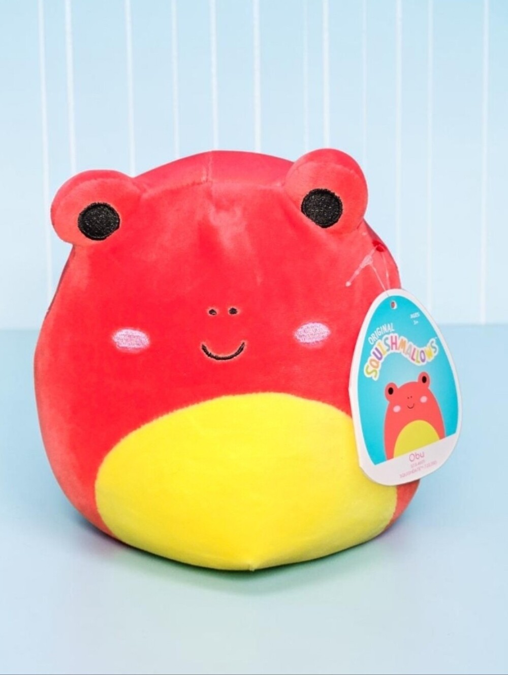 Squishmallow Obu The Red Frog 7.5in Plush